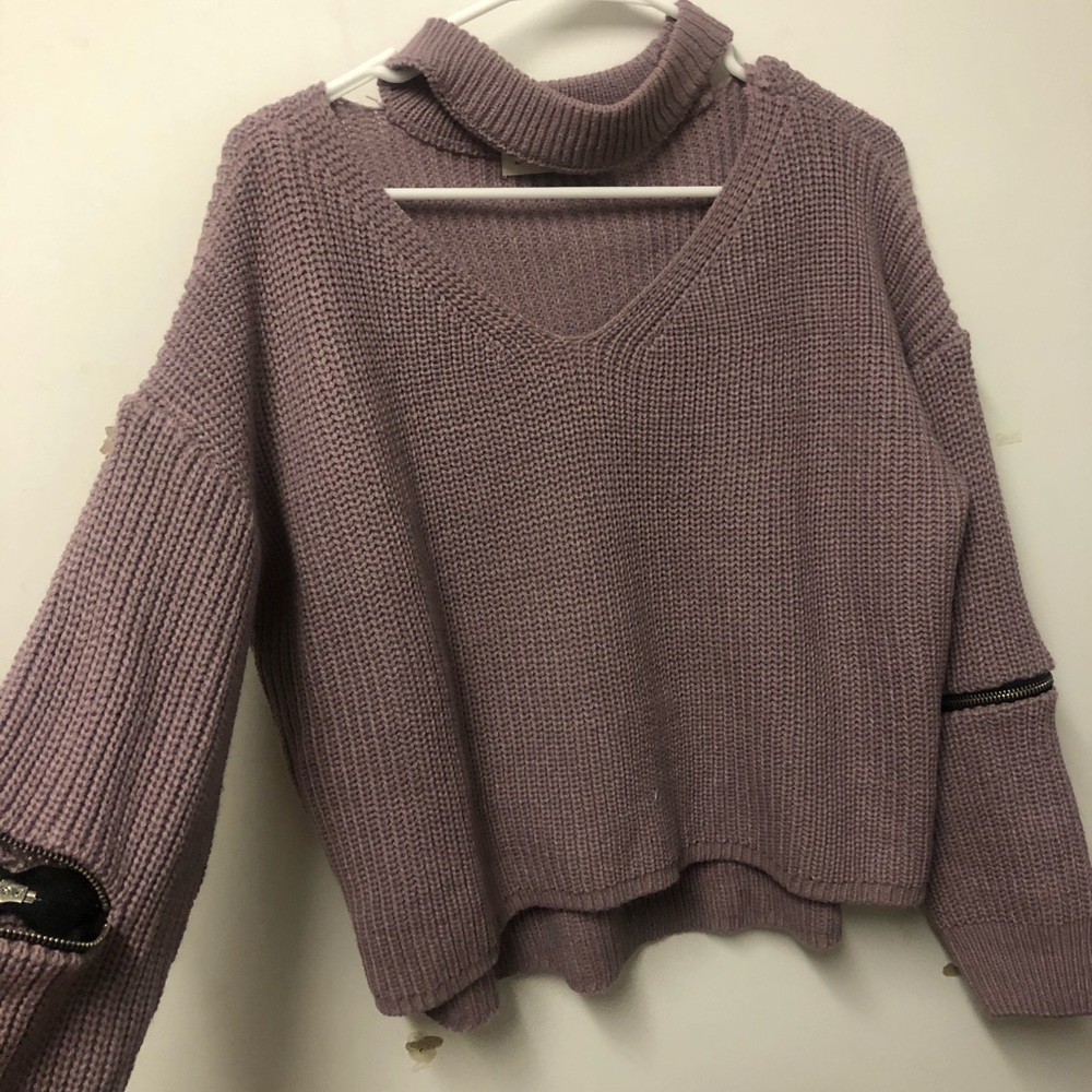 Cutout Sweater